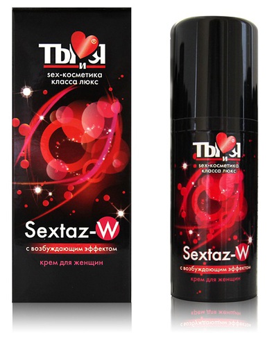 Крем для женщин Sextaz-W (из серии "Ты и я") возбуждающий 20 гр