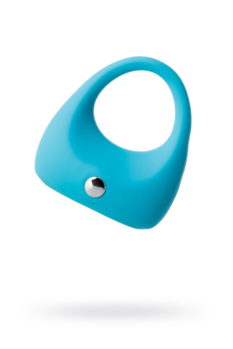 Кольцо эрекциионное TOYFA A-Toys, силикон, голубое, 5,4 см