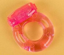 Кольцо "Toyfa" с вибрацией розовое