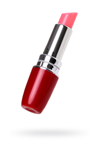 Вибромассажер А-Toys TOYFA Lipstik пластик красный 9 см