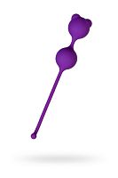 Шарики вагинальные A-Toys by TOYFA, силикон, фиолетовые, ? 3,1 см
