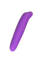 Вибратор Штучки-дрючки, силикон, фиолетовый,  12 см