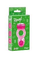 Кольцо эрекционное с вибрацией Rings Ringer pink 0114-73Lola